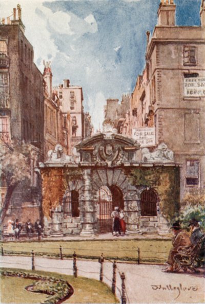 York Gate, Buckingham Street, Strand von John Fulleylove